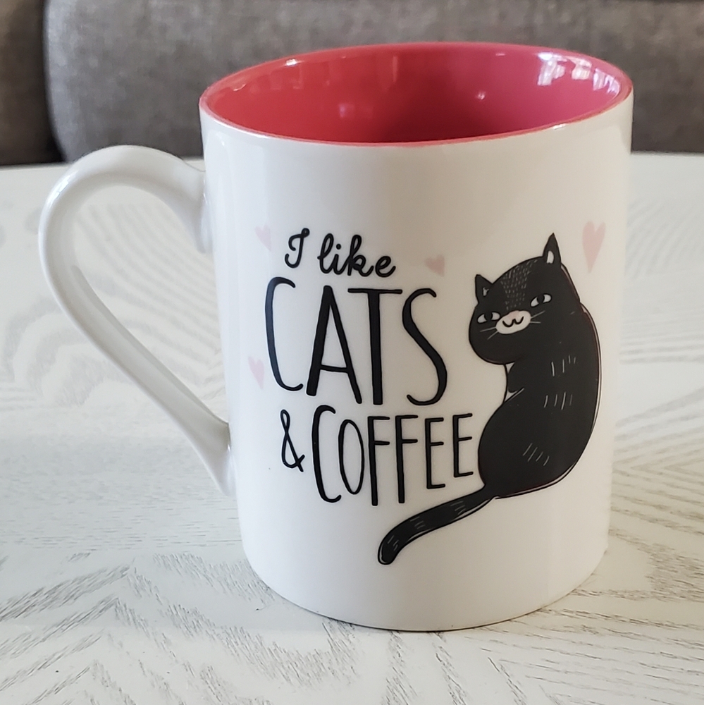 I Like Cats And Coffee Mug Large Mug Brand New